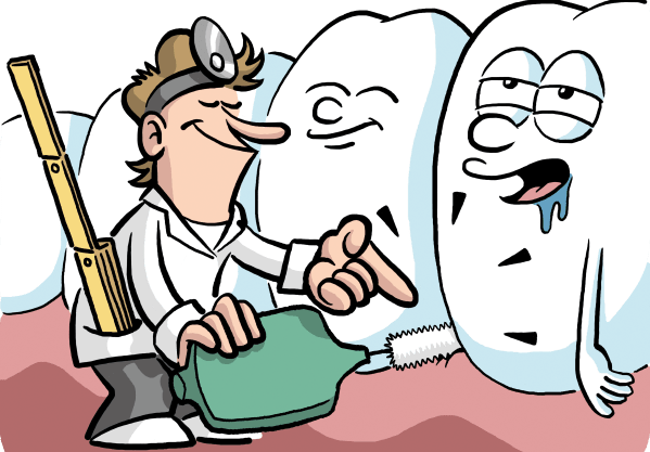 Zahnzwischenraumreinigung mit Interdentalbürste